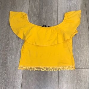 Flow cropped blouse/shirt